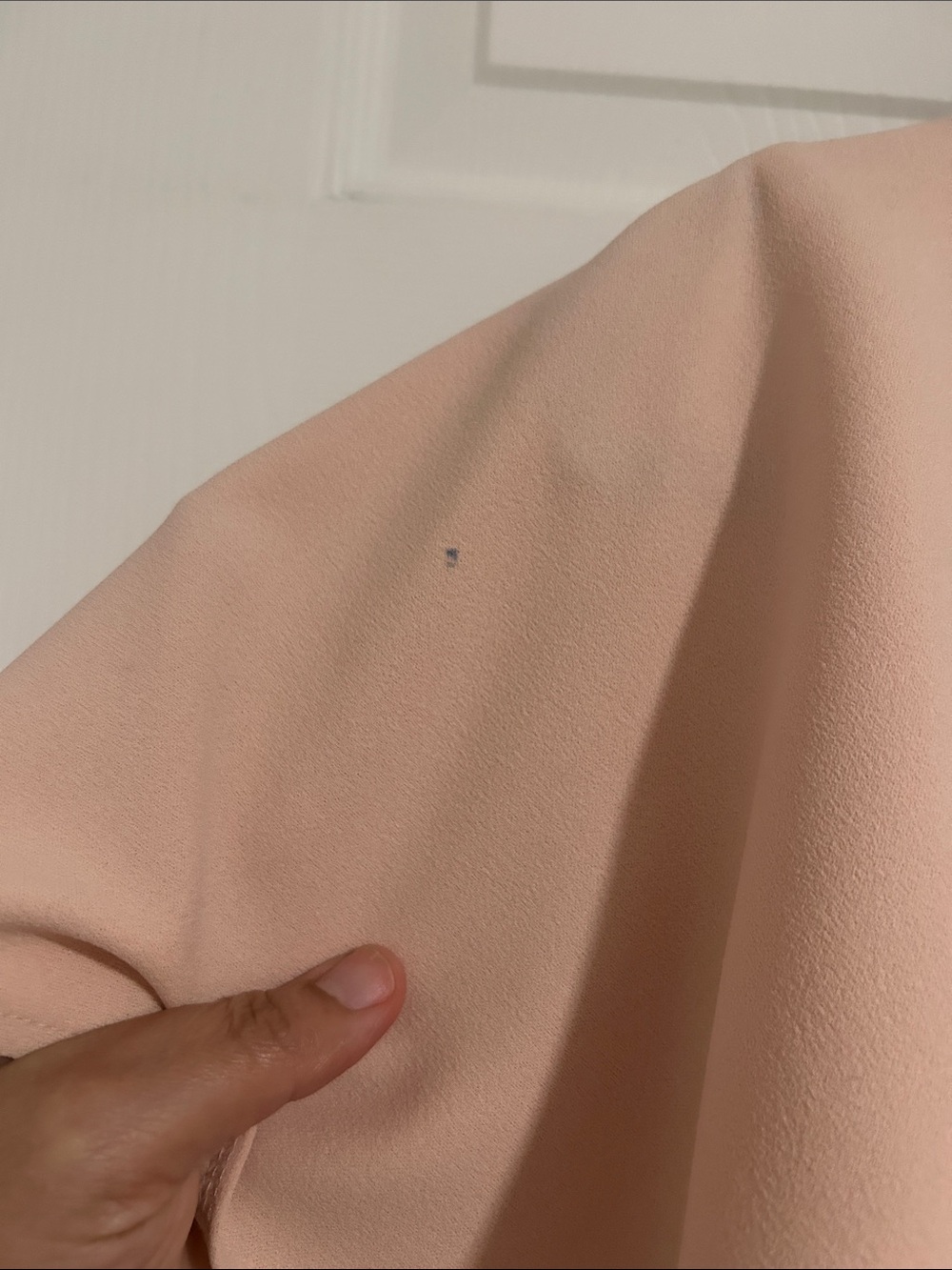 Calvin Klein Soft Pink Flutter-Sleeve Midi Dress - Picture 6 of 6